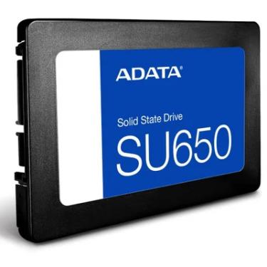 Imagem de SSD Adata 512GB Su650, SATA, Leitura 520MB/s E Gravação 450MB/s, Preto - Asu650ss-512gt-R