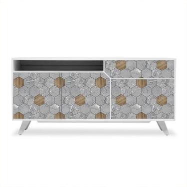 Imagem de Adesivo de Revestimento Móveis - Pedras - Geométrico - 511rev - Allodi