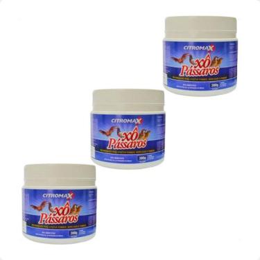 Imagem de Kit 3 Xô Pássaros Citromax Livre de Pássaros - 300g