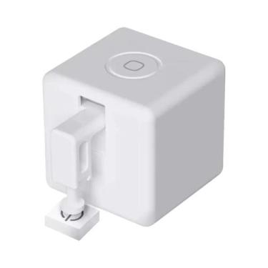Imagem de Botão Inteligente Bluetooth Fingerbot Branco E Preto Funciona Com Alex
