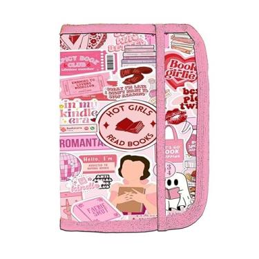 Imagem de Case Capa para Kindle Capa E-reader Bela e a Fera Rosa 12 Geração Paperwhite 7 polegadas Colorsoft Colorido