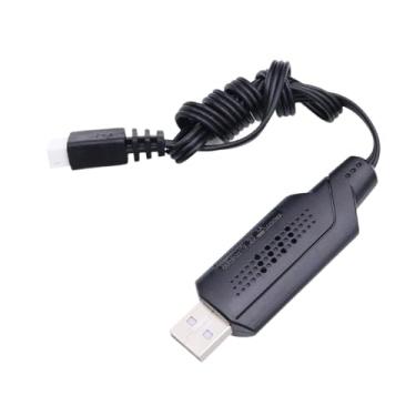 Imagem de Dynwave Cabo de carregamento USB 7,4 V com conector XH-3P, carregamento portátil eficiente com indicadores LED, adaptador universal para de carro RC