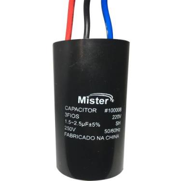 Imagem de Capacitor para Ventilador 2,5 + 4 uF 3 Fios Bivolt 070080 - TECNOLAR