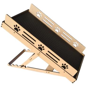 Imagem de Passos Rampa Pet Antiderrapante 4 Niveis de Altura Subir Sofá