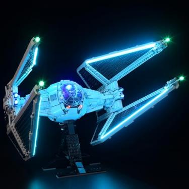 Imagem de LightGo Kit De Iluminação Led Para Star Wars Lego 75382 Tie Interceptor, Conjunto Construção, Não Inclui Modelo (Versão Clássica)