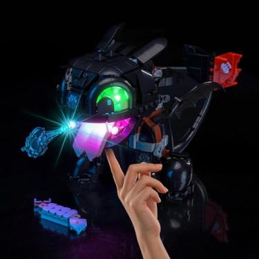 Imagem de Hilighting Upgraded Led Light Kit Compatible with Lego How to Train Your Dragon Toothless Building Set, Touch Version Compatible with Lego 10375 (Model Not Included)