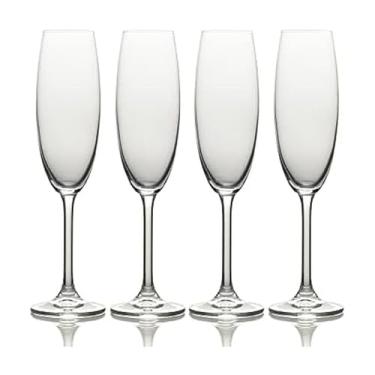 Imagem de Mikasa Taça de champanhe Julie Glass, 227 g, conjunto com 4