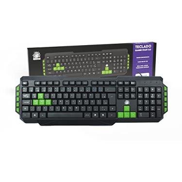 Imagem de 5+ Teclado 5 Gamer Start 2.0 - Preto/Verde,