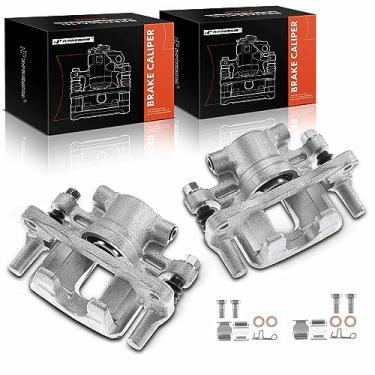 Imagem de A-Premium Conjunto de pinça de freio a disco traseiro com suporte compatível com modelos selecionados Chrysler, Dodge, Jeep e Mitsubishi - 200 2011-2014, Sebring, Avenger, Caliber, Compass, Patriot