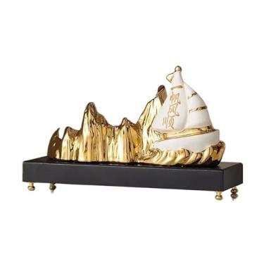 Imagem de Suporte de vinho para armazenamento de vinho Veleiro suave Veleiro rack de vinho decorações de refrigerador de vinho ornamentos sala de estar móveis de entrada rack de vinho bancada