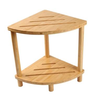 Imagem de Ｂｅｓｇａ Banco de Canto para Chuveiro, Apoio para Os Pés, Descanso Decorativo para Pés para Banheiro de Idosos