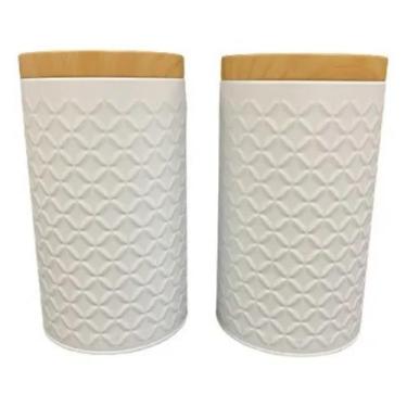 Imagem de Potes Porta Mantimentos Jogo De Lata Em Alumínio 2 Peças - DRATINI, Br