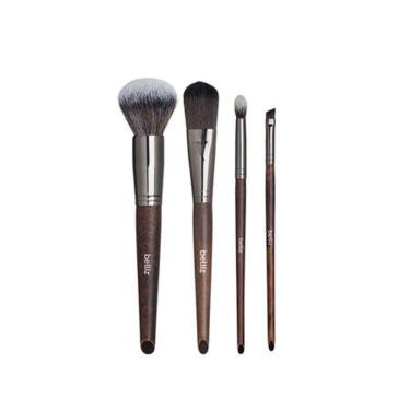 Imagem de Kit De Pinceis Belliz Wood Face 4 Pcs - 2327