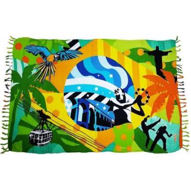 Imagem de Canga de Praia do Brasil - Azul - Besakih, Azul claro