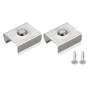 Imagem de Grampos de montagem de luz de corda, acessórios de suporte de montagem de canal de parede para fita neon LED de 15 mm a 17 mm, aço inoxidável, pacote com 20