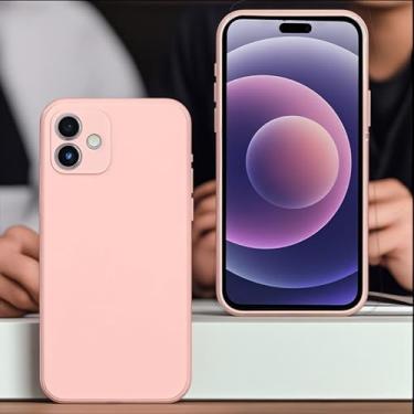 Imagem de Capa protetora de TPU fina e leve e macia com recursos à prova de choque e resistente a arranhões para smartphones (rosa, iPhone16plus)