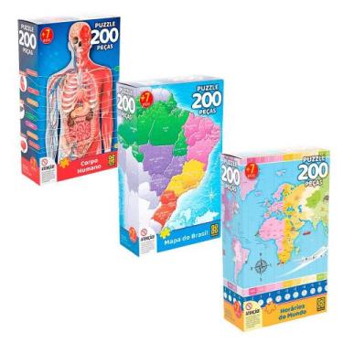 Imagem de Combo Quebra-Cabeça 200 peças - Grow