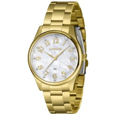 Imagem de Relógio Lince Feminino Ref: Lrgj177L40 B2Kx Casual Dourado