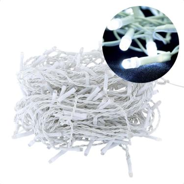 Imagem de Cordão Luminoso Led Estático 700 Leds Branco Taschibra 220V