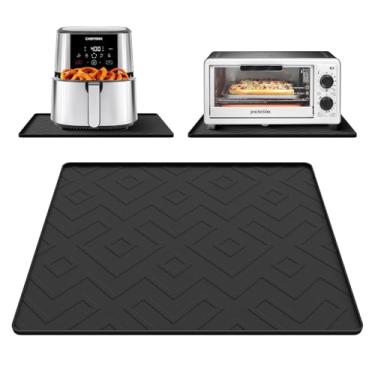 Imagem de KVRG Tapete para máquinas de espremedor, 43 cm x 38 cm, tapete de silicone para espremedor a frio, impermeável e antiderrapante, protege as bancadas contra derramamentos de suco, serve na maioria das