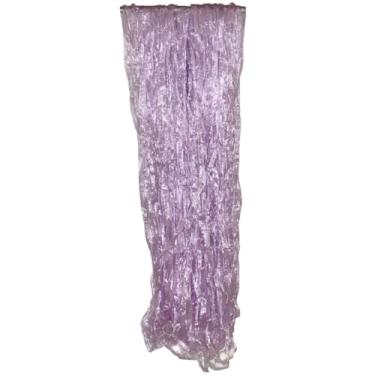 Imagem de Fita Decorativa de Ráfia Plástica 50g - Para Fantasias, Pompoms e Artesanato (Aproximadamente 1 Metro)(Lilás)