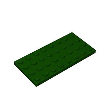 Imagem de Gobricks GDS-521 Placa 4 x 8 Compatível com Lego 3035 Todas as principais marcas de tijolos brinquedos blocos de construção peças técnicas montagens DIY (150 peças, 141 verde escuro (047))