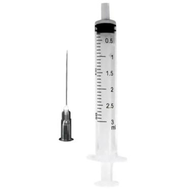 Imagem de Seringa 3ml luer slip + Agulha hipodérmica 30x0,7mm 200 unidades cada