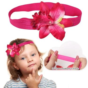 Imagem de ODESABO Vestido de princesa do oceano para meninas, fantasia de princesa com faixa de cabeça para bebê, fantasia de festa de Halloween, Vermelho, 12-18Months