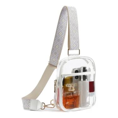 Imagem de Bolsa Transparente Telena Clear para Eventos en Estadios Bolso Cruzado