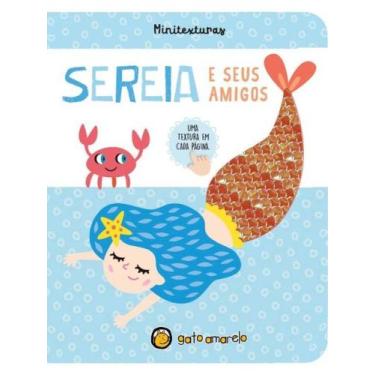 Imagem de Minitexturas - sereia e seus amigos - GATO AMARELO