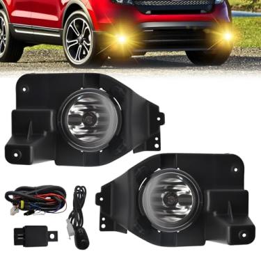 Imagem de Conjuntos de faróis de neblina compatíveis com Ford F250 F350 F450 F550 (Super Duty) 2001-2004 Ford Excursion Faróis de neblina dianteiros