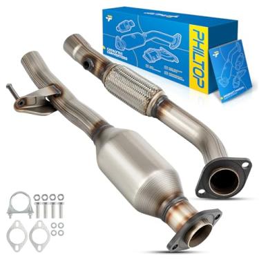 Imagem de PHILTOP Kit conversor catalítico traseiro compatível com Toyota Camry 2002-2006 2,4L, Solara 2004-2006 2,4L substituição # 18064 ajuste direto (compatível com EPA)