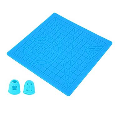 Imagem de Dpofirs Tapete de Design 3D Durável Com Régua de Escala Transparente para Tapete de Impressão 3D Conveniente, Incluindo 2 Tampas de Dedo Protegem do Bico de Caneta Quente