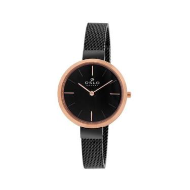 Imagem de Relógio Feminino Preto Slim Oslo Oftsss9T0001