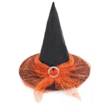 Imagem de Chapeu bruxa mila laranja c1 un 29004695 - Cromus dec, 3