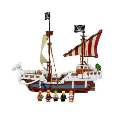 Imagem de Conjunto De Blocos De Montar One Piece Merry Luffy Boat Com 1367 Peças