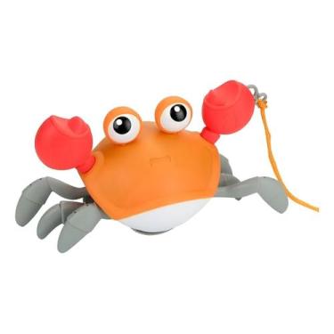 Imagem de Caranguejo Deslizante Siri Fujão Corda Brinquedo Para Bebe