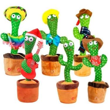 Imagem de Caquito Dançante Cacto Falante Com 120 Músicas Recarregável