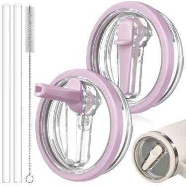 Imagem de ANTAND Tampa à prova de vazamento de 850 g para copo Stanley Quencher H2.0, tampa de canudo, de substituição, copo de 850 g, tampa sem derramamento, tampa superior para Stanley Protour Stanley Cup