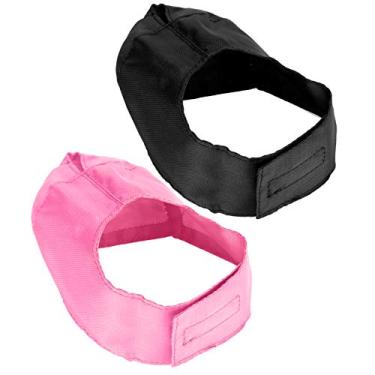 Imagem de Sanpyl Focinho para Cirurgia de Gato, Tecido de Nylon Respirável, Protetor Facial Anti-mordedura para Gato, Banho para Animais de Estimação, 2 Peças (L)