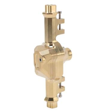 Imagem de Fabater Caixa de Eixo Traseiro de Latão de Alta Resistência, Eficiência de Transferência de Energia para Carro Crawler Rc, Latão, 1 X Carcaça de Eixo Traseiro