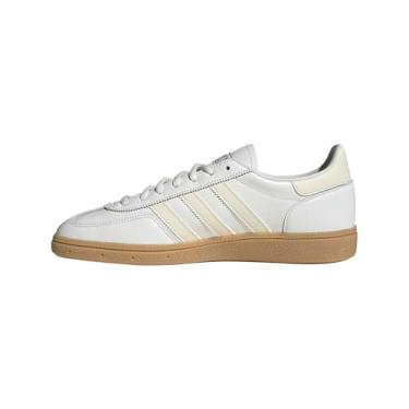 Imagem de adidas Tênis masculino Cwhite/Wonwhi/Gum3 Handball Spezial Core whiteWonder White/Gum 34 EUA, Multi, 7 Wide