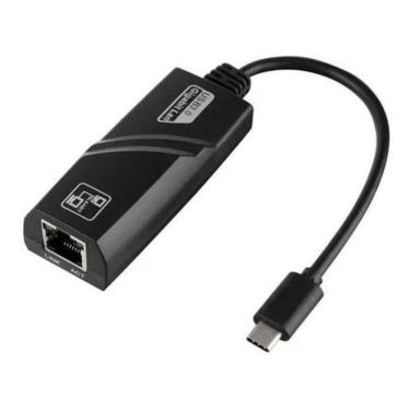 Imagem de Adaptador Conversor Usb Type-C 3.0 Rj45 F 10/100/1000