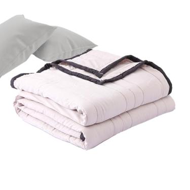 Imagem de Cobertor de verão respirável, cobertor de resfriamento leve, de resfriamento respirável extra macio, Edredão reversível do refrigerador do verão, edredom refrigerando de pouco peso lavável pa