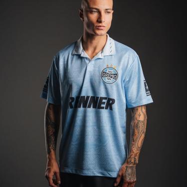 Imagem de Camisa Grêmio Retrô 1995 Celeste Manga Curta Masculina-Masculino
