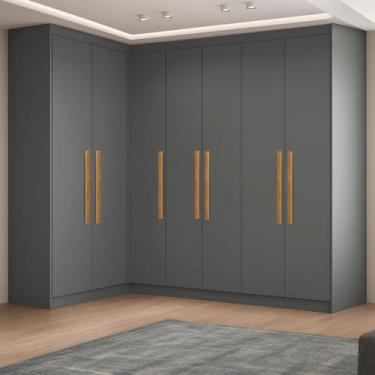 Imagem de Guarda-roupa Modulação 7 Portas Canto Paris - Maxel
