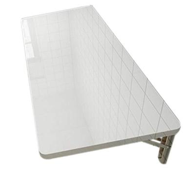 Imagem de Mesa dobrável, pintura de piano, pendurar na parede, casa, apartamento, pequeno, mesa de jantar, mesa de jantar com parede, cozinha, varanda, prateleira (branco 70 x 30) (branco 60 x 40)