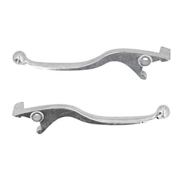 Imagem de Generic Alavancas de Freio de Prata de Liga de Alumínio para Motocicleta Adequadas para, Adequadas para, para Keeway, QJ, 2 Peças de Reposição de Reparo para Ciclomotor ATV