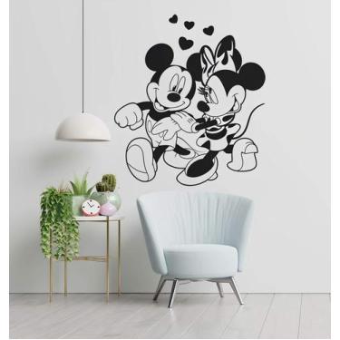 Imagem de Adesivo De Parede Mickey E Minnie Mod21 - Lojinha Da Luc Adesivos