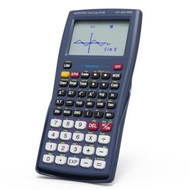 Imagem de Calculadora científica com função gráfica, calculadora científica gráfica NEWYES 36X Pro para material escolar de ensino fundamental e médio (azul)